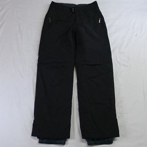 White Sierra S x 31" Black Insulated Snow Ski Snowboarding Pants